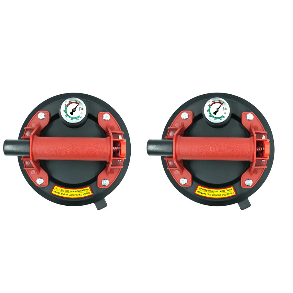 Protable Manual vacuum lift 8-inch 250KG heavy-duty fiberglass stone vacuum suction cup lift pump suitable for glass tiles, etc Peaceful Pleasures Health and Wellness 2PC