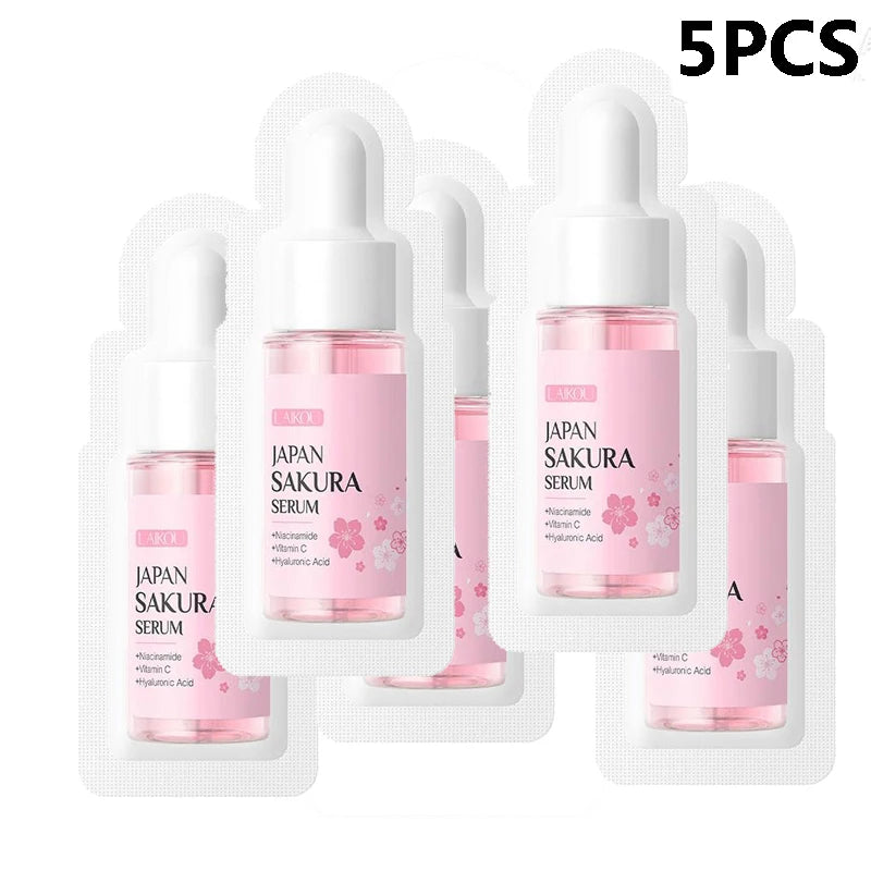 5/10pcs Moisturizing face Serum Nourishing Rejuvenation Skin Serum Shrink Pore Smoothing Face Skin care Travel size 1ml Peaceful Pleasures Health and Wellness 5pcs