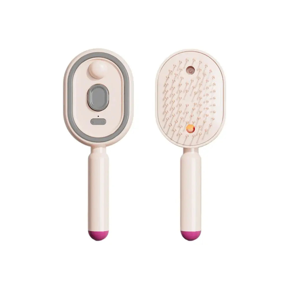 Electric Spray Massage Comb | Detangling Brush & Red Light Scalp