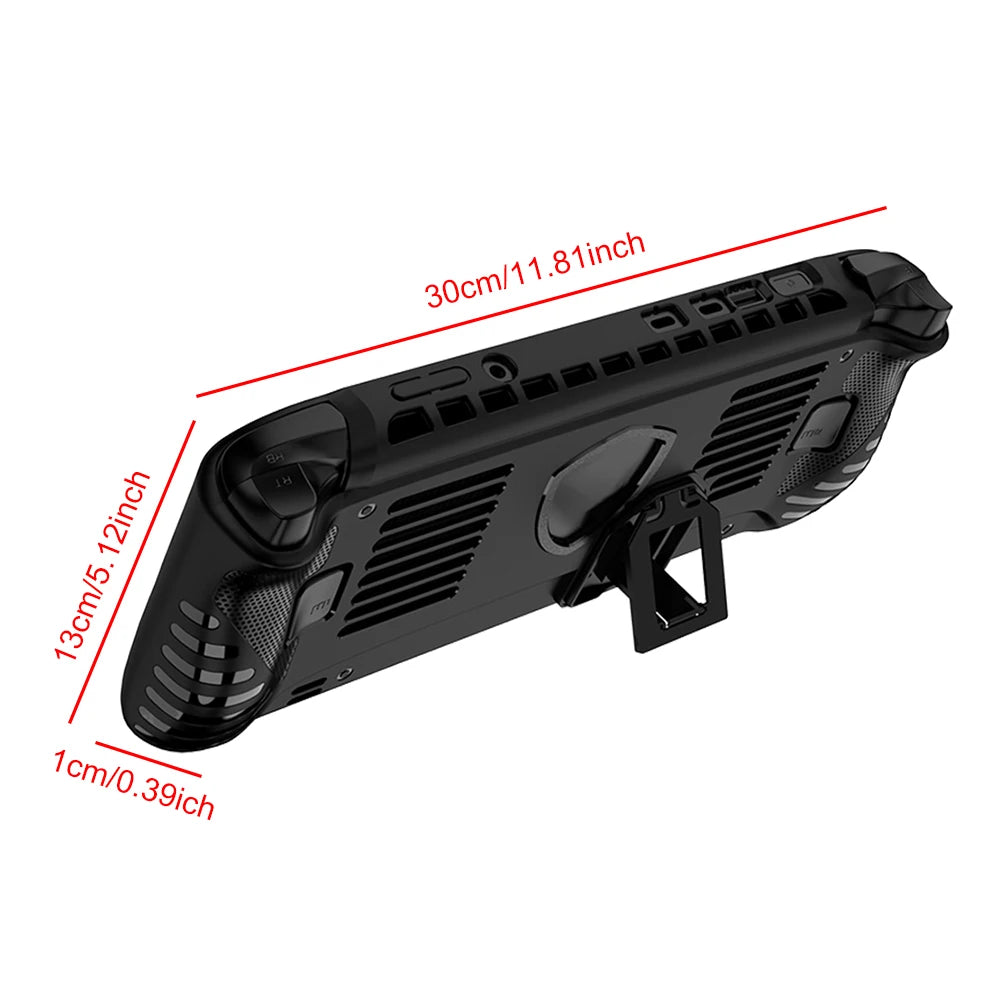 Handheld Game Console Case for MSI Claw 8 AI+ 2025 TPU with Kickstand Host Shell Shockproof Protective Case Anti-Scratch Peaceful Pleasures Health and Wellness