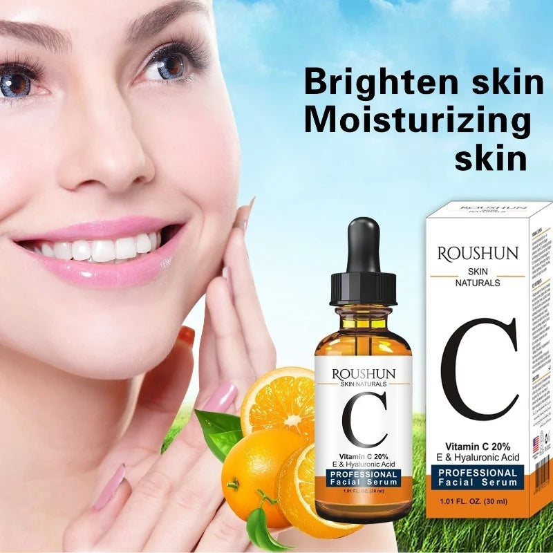 ROUSHUN Vitamin C Face Serum – Hydrating & Brightening Essence
