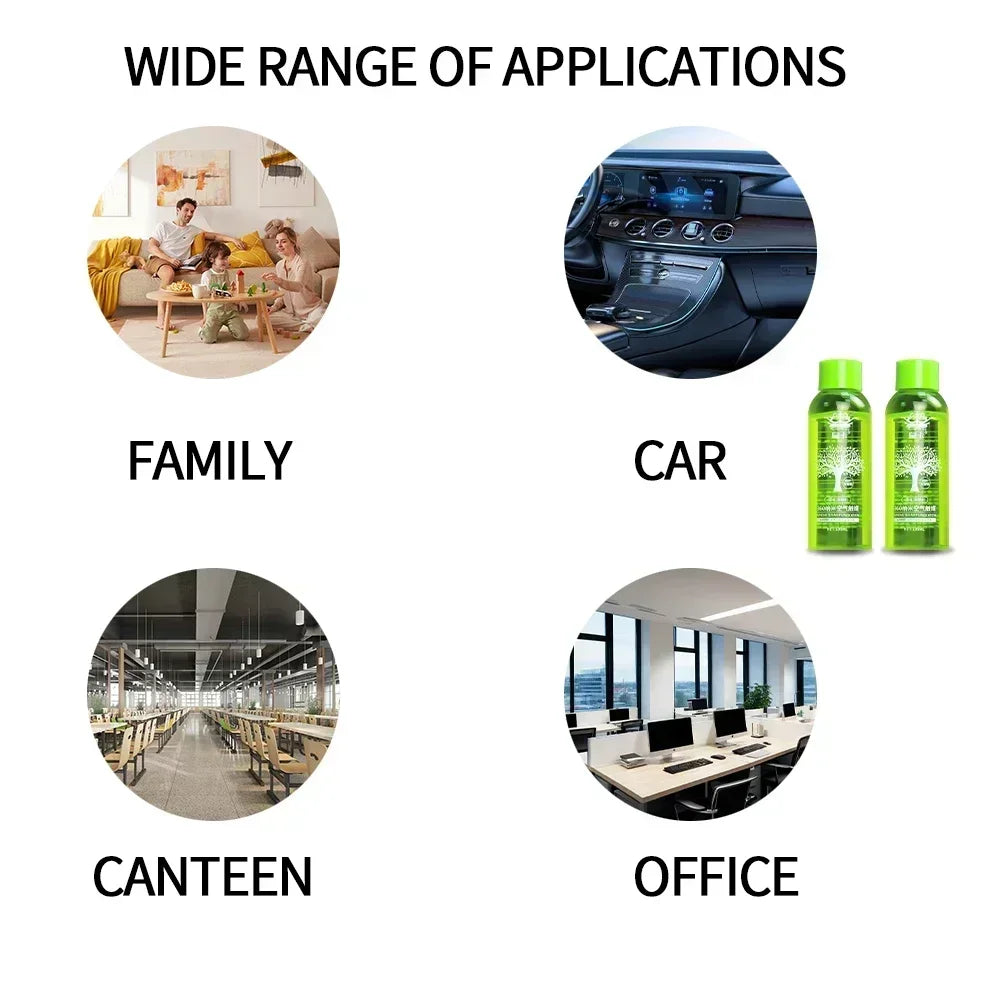 500ml Odor Eliminator Liquid Automotive Purification Solution Car Interior Air Freshener Car Air Deodorizer Deodorizing Peaceful Pleasures Health and Wellness