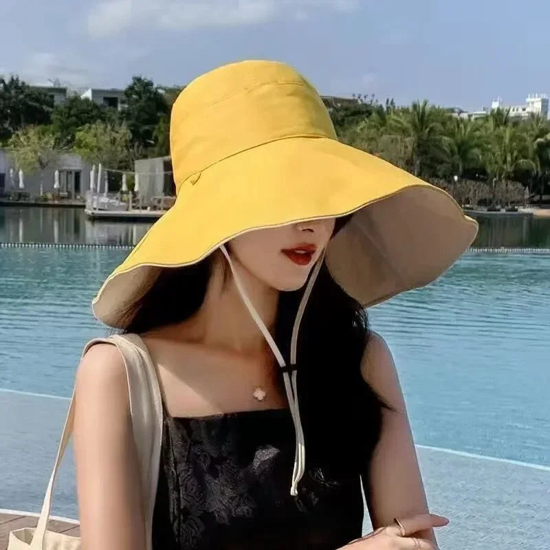 Women's Wide Brim UPF 50+ Sun Hat | Foldable Beach Hiking