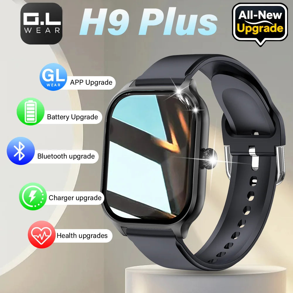 LAXASFIT H9 Smart Watch – Bluetooth Calls & Fitness Tracker