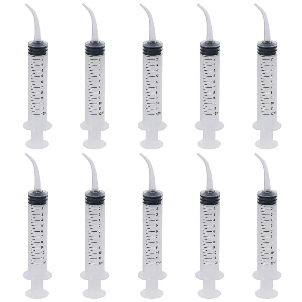 12ml No-Needle Plastic Syringes – Liquid Dispenser, 10-Pack