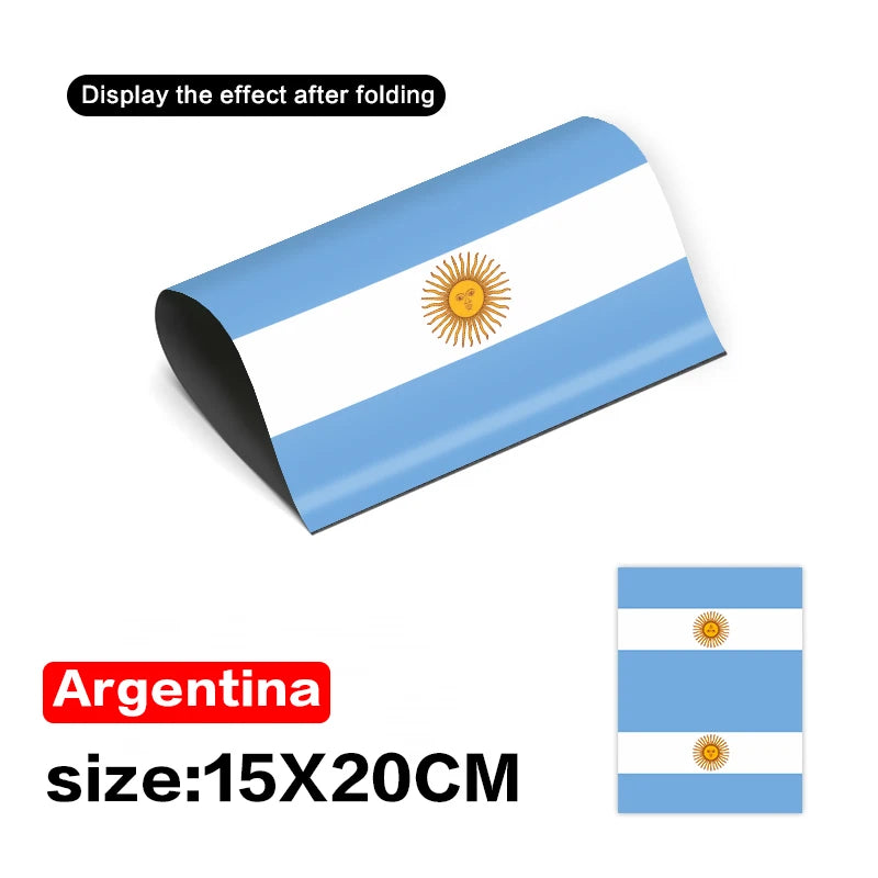 2026 World Cup National Flag Car Sticker | Waterproof Decal