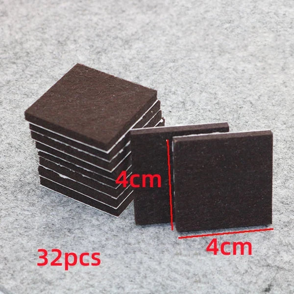 Felt Furniture Leg Pads 18–128pcs | Self-Adhesive Floor Protectors