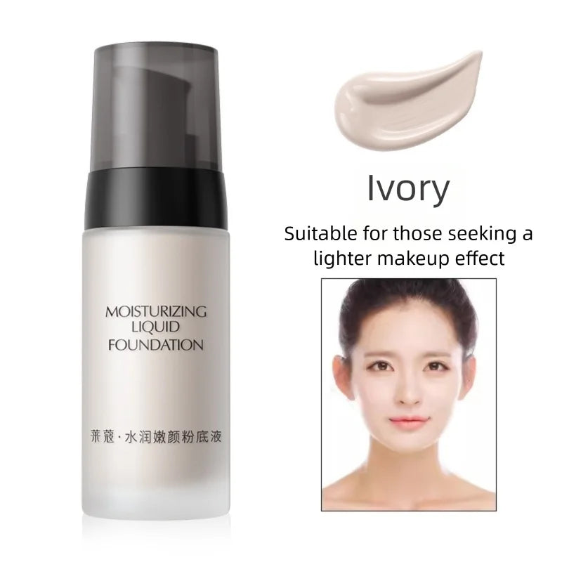 LAIKOU Liquid Foundation – Waterproof, Oil Control & Brightening