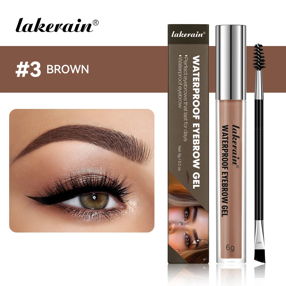 4 Colors Liquid 3D Eyebrow Styling Molding Gel Waterproof Transparent Refreshing Durable Natural Eyebrow Quick-drying Makeup Peaceful Pleasures Health and Wellness 3