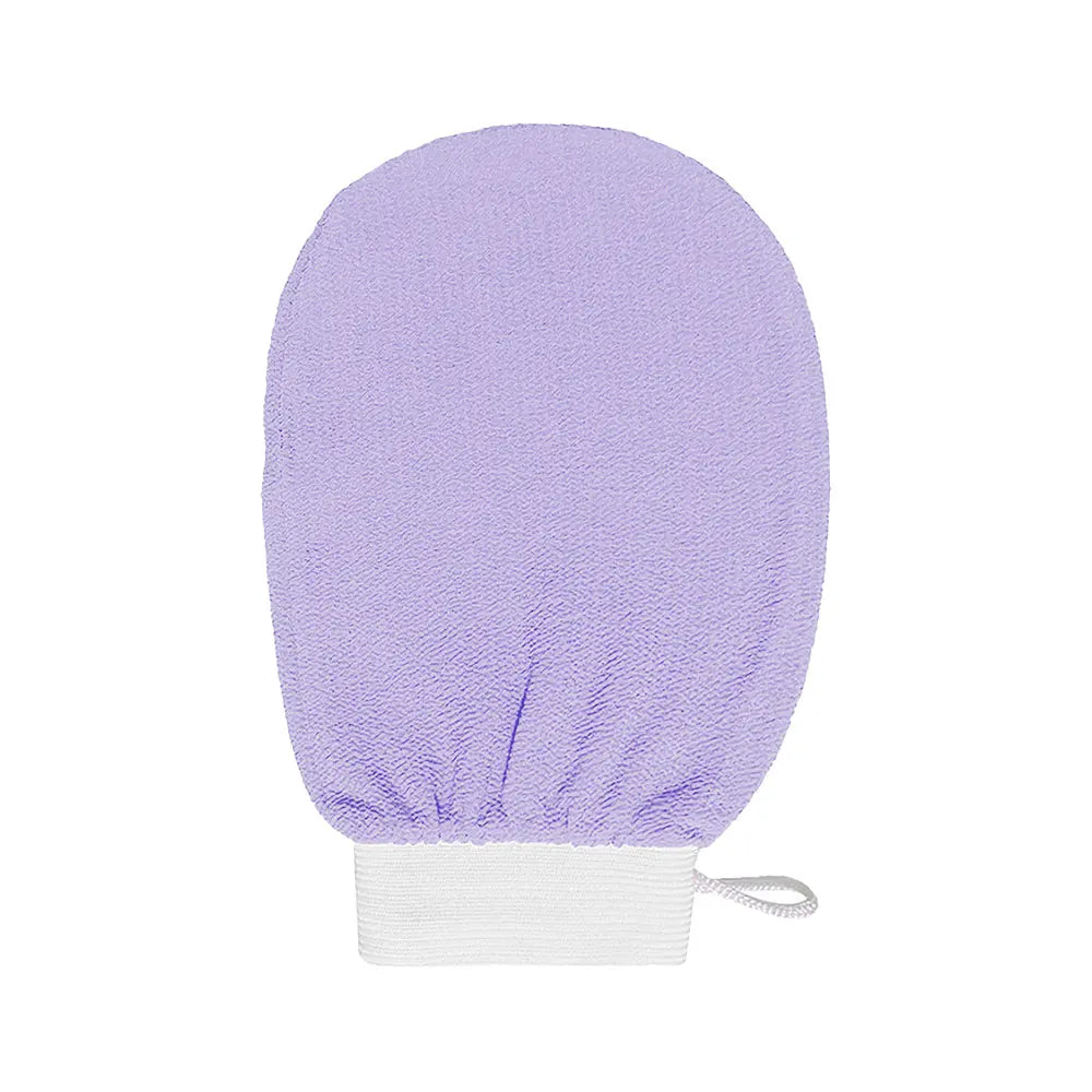 Exfoliating Shower Gloves Painless Remove Dead Skin Scrub Body Korean Massage Mitt For Shower Spa Massage Body Scrub Peaceful Pleasures Health and Wellness Purple