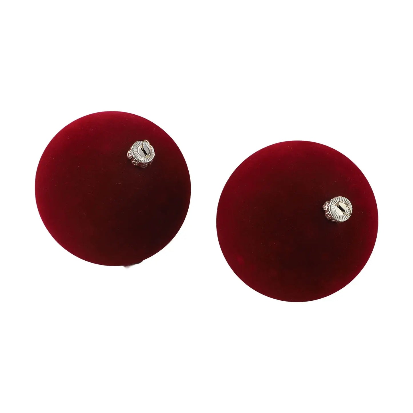 9-Pack Velvet Christmas Ball Ornaments 10cm – Xmas Tree Decor