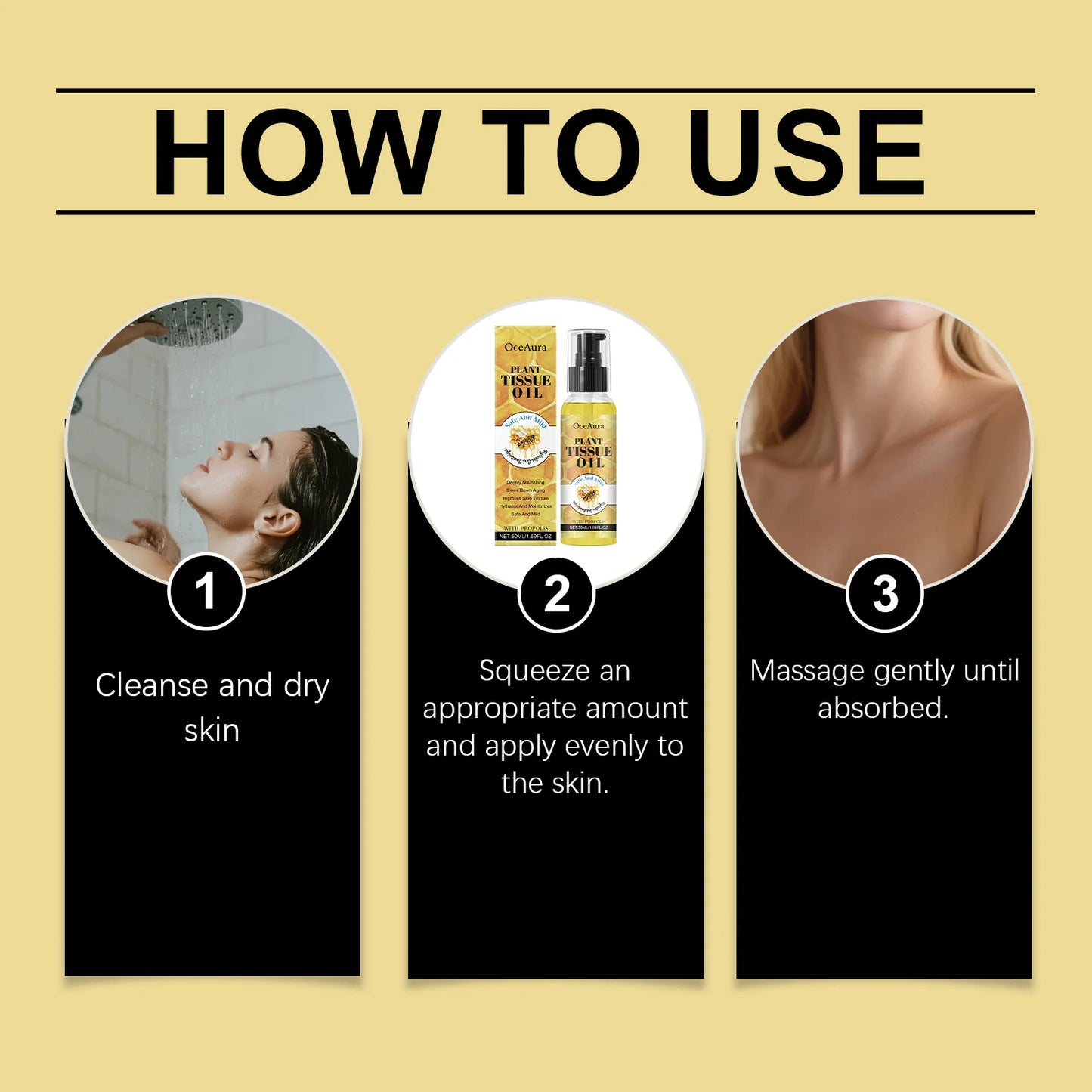 OceAura Honey Body Oil – Moisturizing, Brightening & Skin Repair