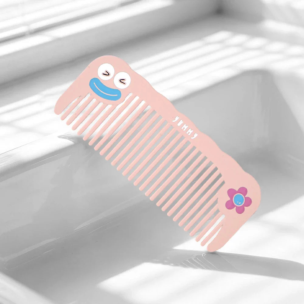 Cartoon Cat Wide Tooth Comb – Anti-Static & Heat-Resistant