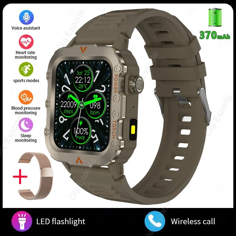 Ola Esporte HT30 Sports Smartwatch – Bluetooth Call & LED