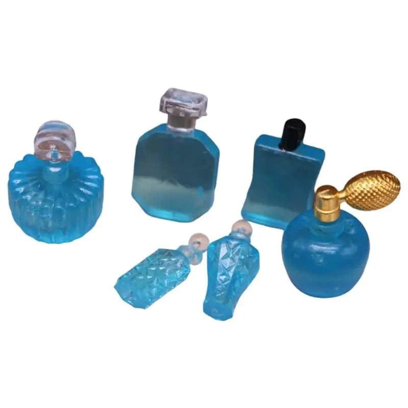 Resin Miniature Bottle Set – Dollhouse, Diorama & RPG Prop