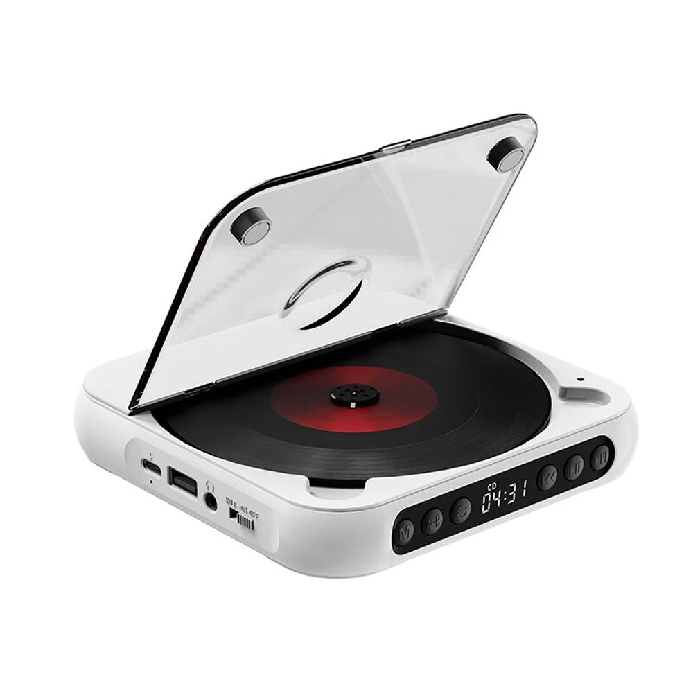 CD Player Portable BT Music Runner Dustproof Cover 6 Modes A-b Repeat