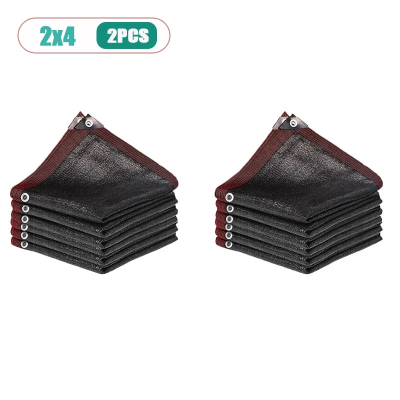 Black HDPE Sunshade Net – UV Block for Garden, Balcony & Plants
