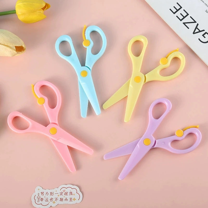 Kawaii Paper Cutting Scissors | DIY Craft & School Art Tool Craft Scissors Peaceful Pleasures Health and Wellness 1pc color rand-A