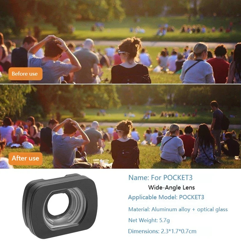 DJI Osmo Pocket 2 Filter Kit – Wide Angle, Macro & Fisheye Lens
