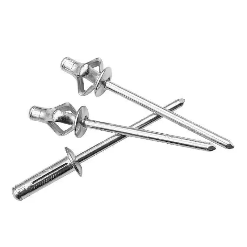 50pcs Aluminium Folding Blind Rivets 3.2 4.0 4.8mm – Silver