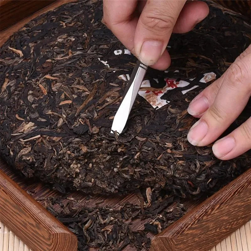 2pcs Stainless Steel Tea Needle Delicate Tea Cutter Puer Tea Cutter Tea Ceremony Accessories Crafts for Home Tearoom Store Peaceful Pleasures Health and Wellness