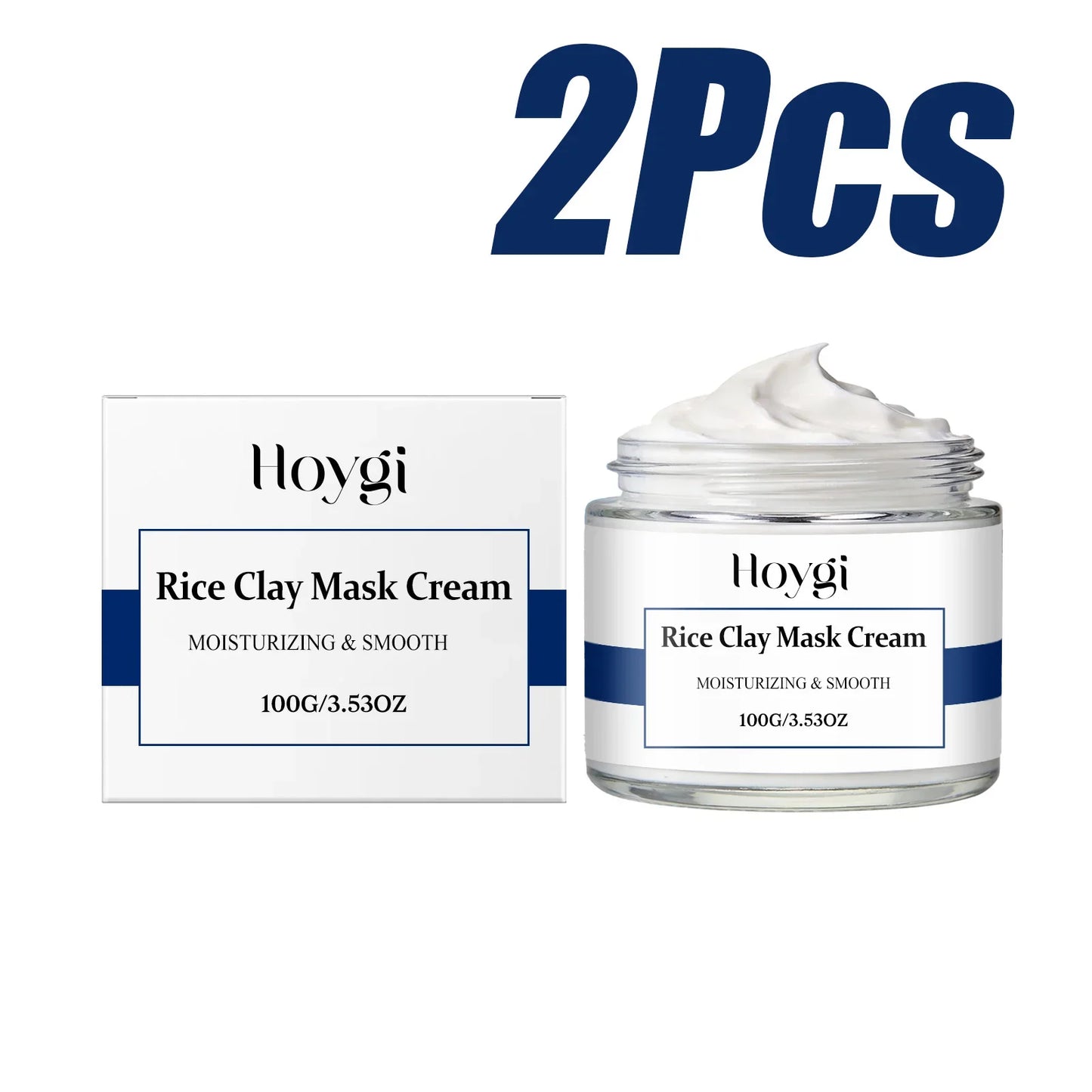 Hoygi Rice Clay Mask – Brightening, Pore Cleansing & Hydrating
