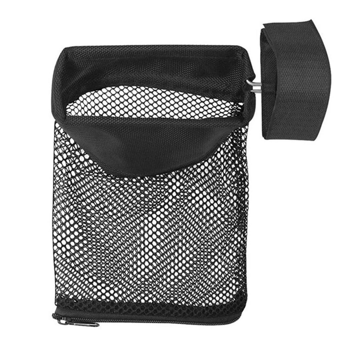 Catching Storage Net Bag Brass Catcher With Zipper Bottom Cartridge Recycling Mesh Bag Durable Outdoor Shooting Accessories Peaceful Pleasures Health and Wellness Black