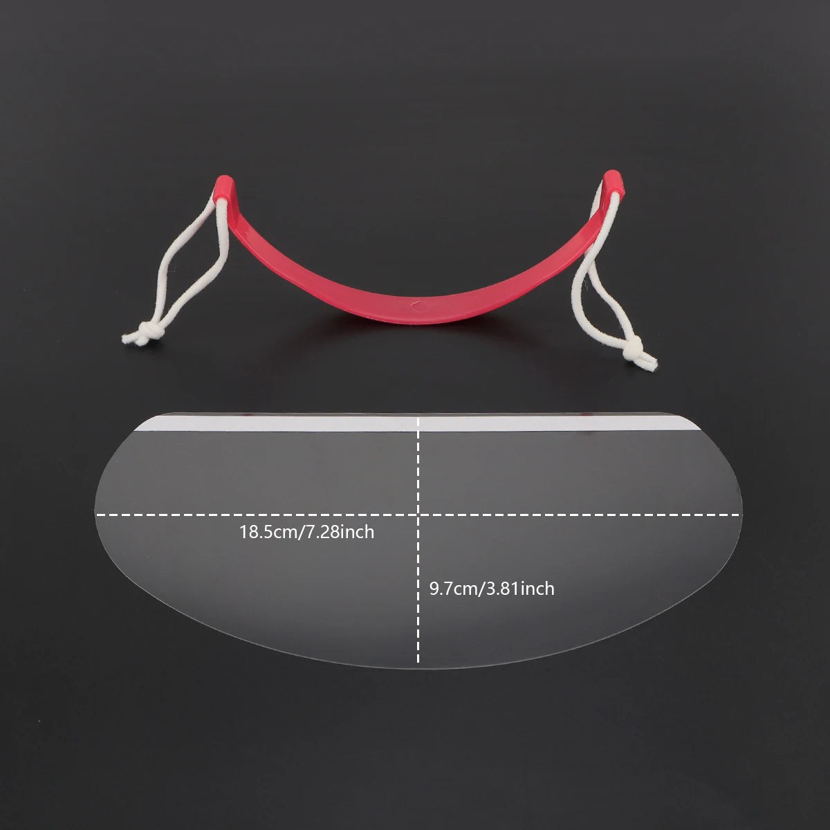 50 Pcs Barbershop Disposable Shield Safety Face Shield Protective Shower Eye Shields Masks Salon Hair Cutting Tools Accessories Peaceful Pleasures Health and Wellness