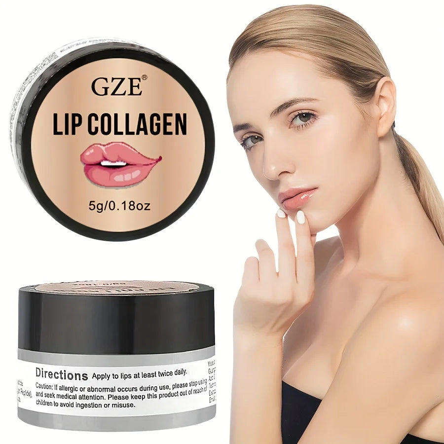 GZE Lip Sleeping Mask – Collagen, Coconut & Castor Oil 5g