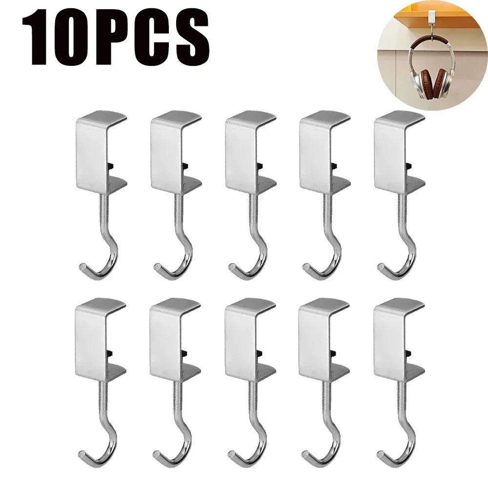 Heavy Duty No Drill Adhesive Wall Hooks – No Nail, Multi-Use