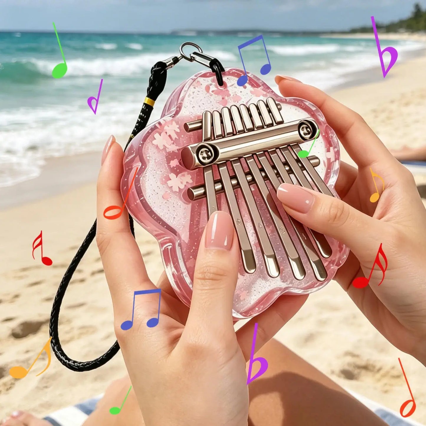8-Key Mini Kalimba Thumb Piano – Portable Gift for All Ages