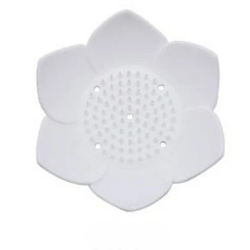 Lotus Silicone Soap Dish with Drainage | Bathroom Soap Holder