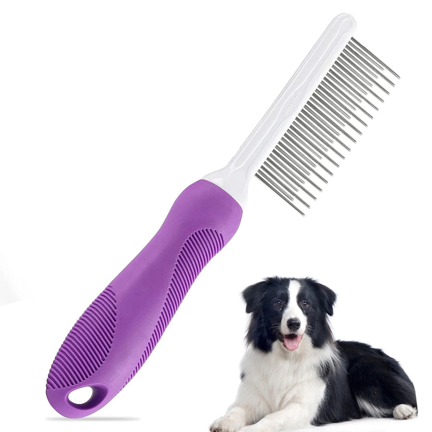Stainless Steel Dog & Cat Fur Rake Comb | Detangling Tool