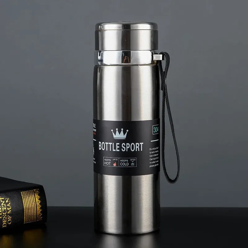 1000ml Stainless Steel Vacuum Thermos Flask – Leakproof & BPA-Free