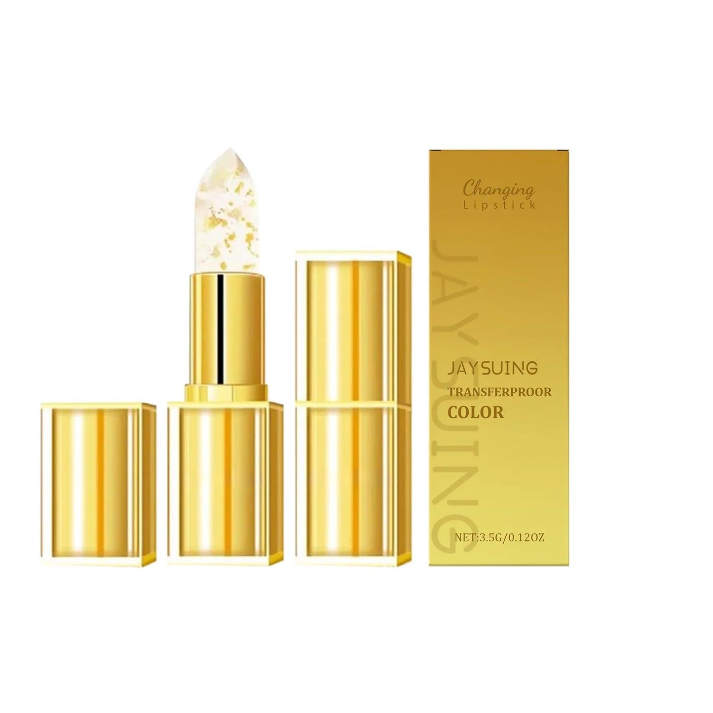 Jaysuing Gold Color-Changing Lip Balm | Hyaluronic Acid Hydrating