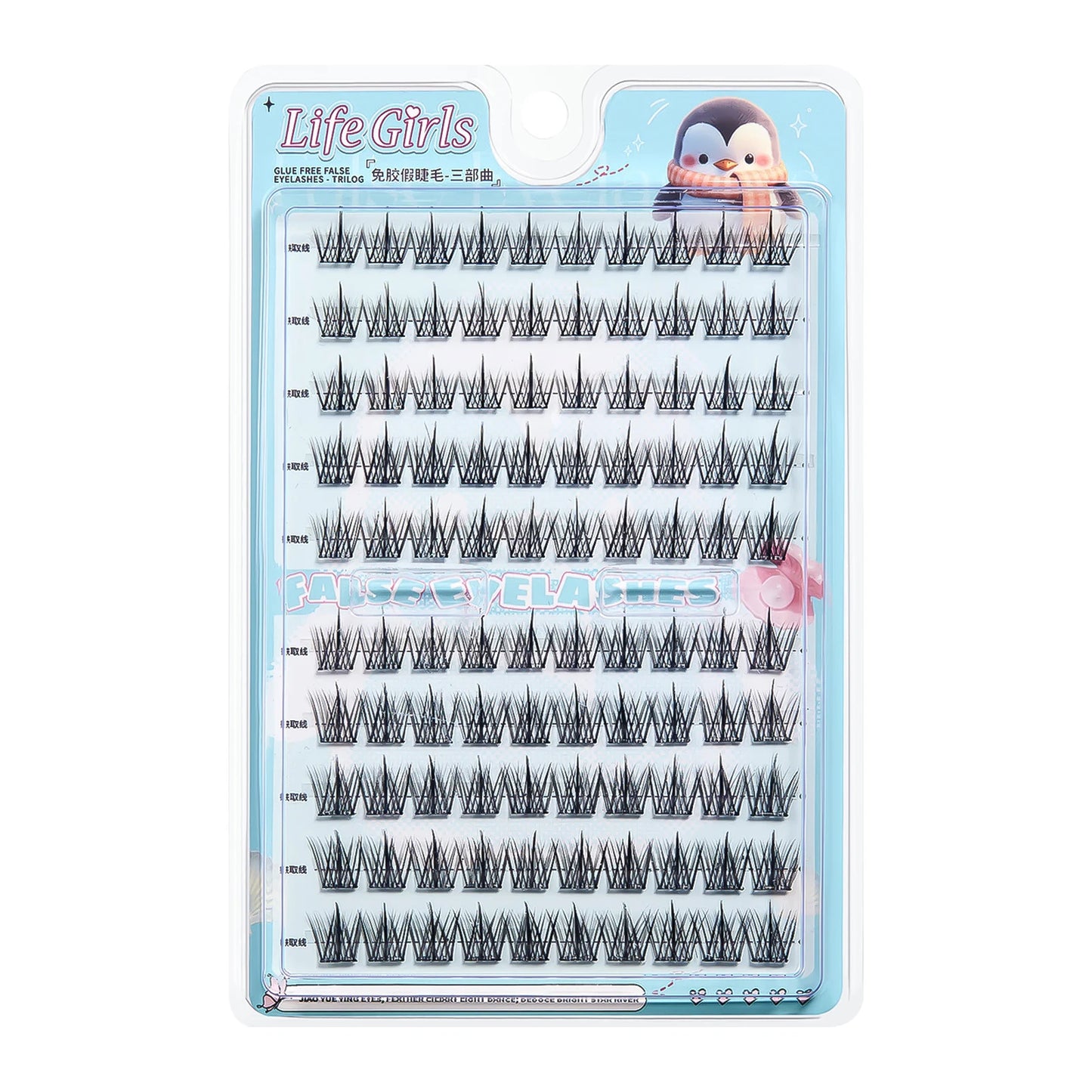 Light Style Foxes Fake Lashes Baby Wind False Eyelash Natural Curl 9-11mm Black Eyelash Extension For Daily Makeup Enlarge Eyes Peaceful Pleasures Health and Wellness Style1