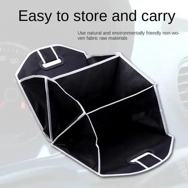Car Trunk Organizer – Foldable Waterproof 3-Compartment Bag