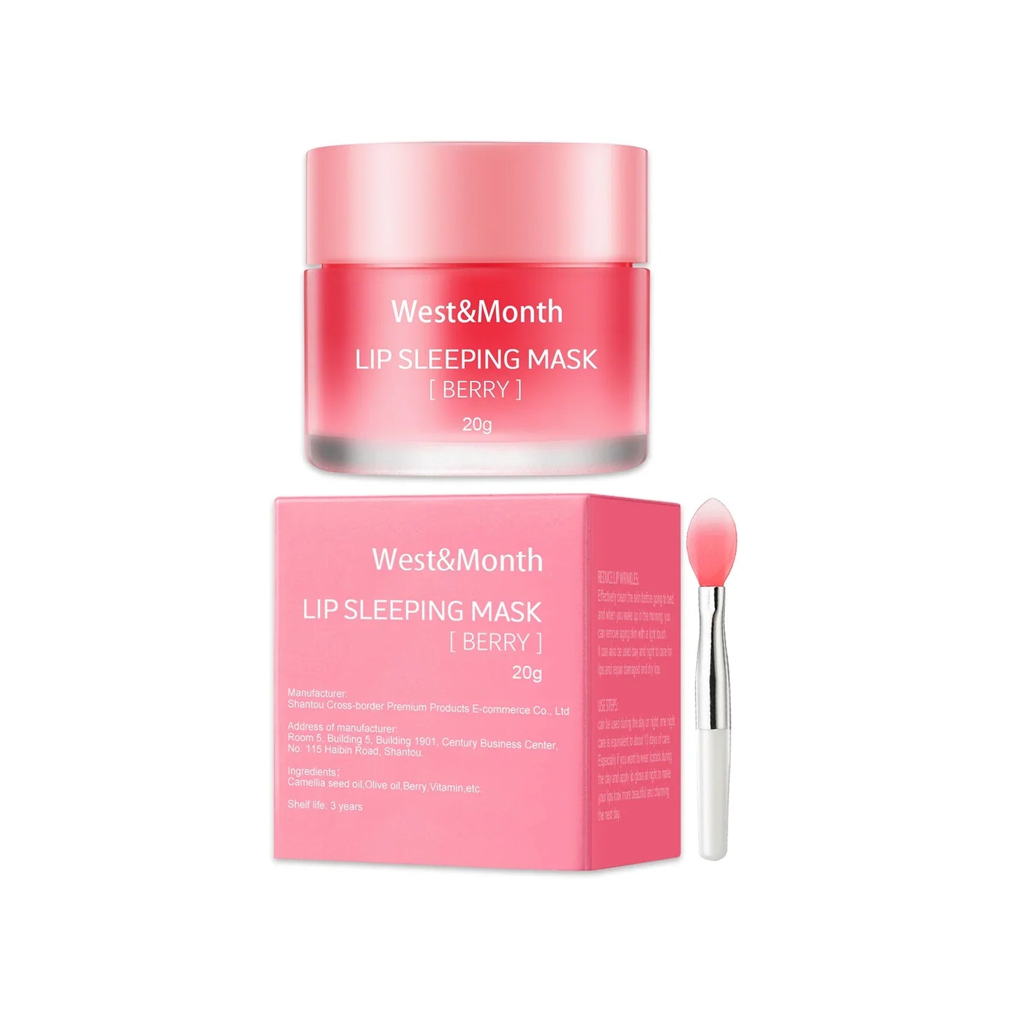 Berry Jelly Lip Sleeping Mask – Hydrating & Nourishing Lip Balm
