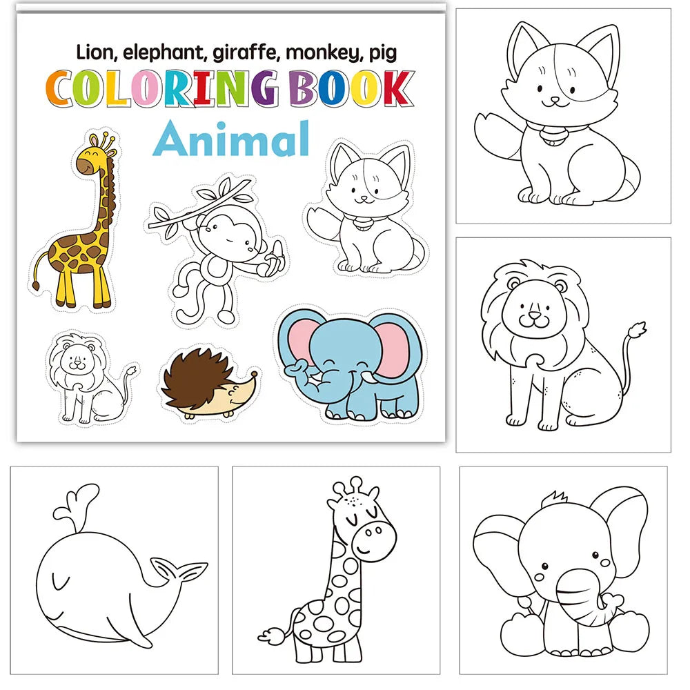 50 Mini Portable Doodle Books Student Decompression Coloring Various