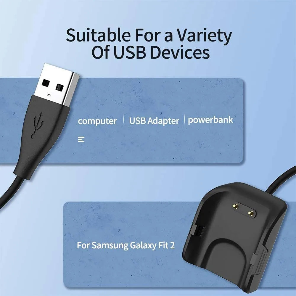 Samsung Galaxy Fit 2 SM-R220 USB Charging Cable Dock Peaceful Pleasures Health and Wellness