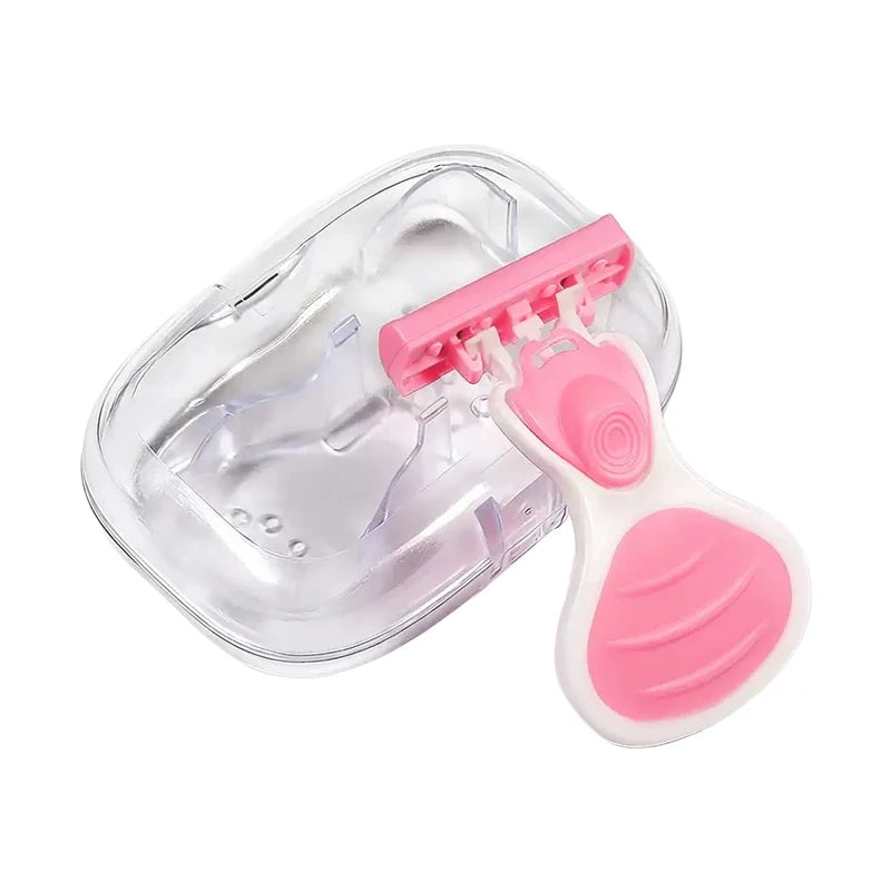 6-Blade Portable Women's Razor – Face, Leg & Bikini Shaver