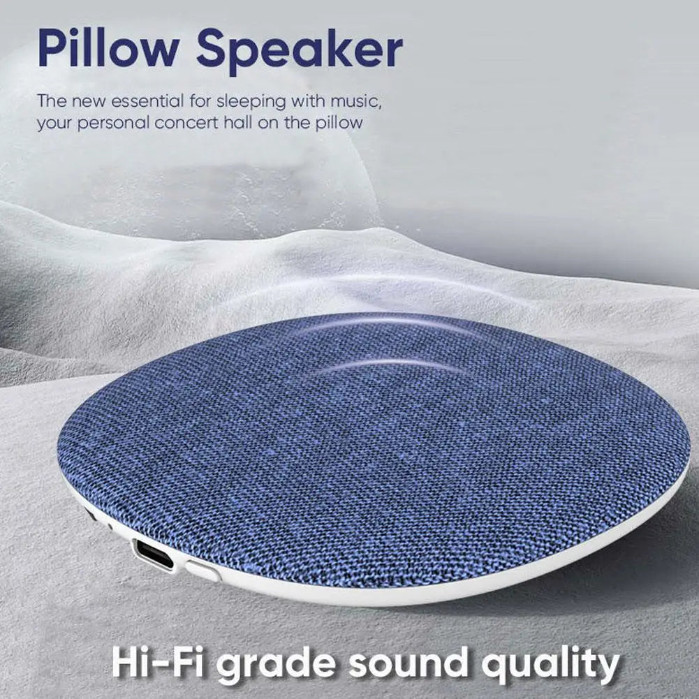 Bluetooth 6.0 Pillow Speaker For Sleeping, Wireless MP3 Music Player For Sleeping Ultra-Thin Under Pillow Sound Machine Peaceful Pleasures Health and Wellness