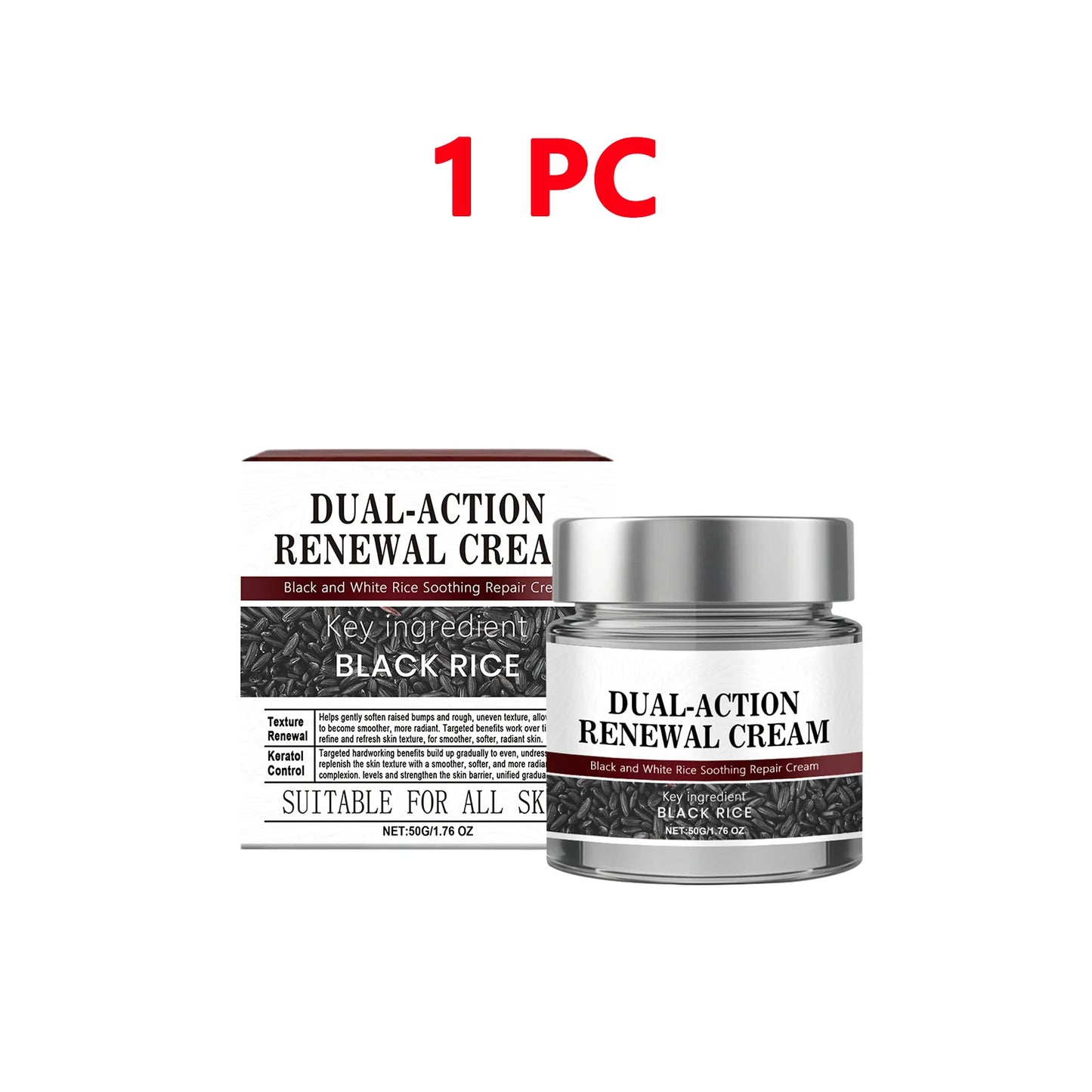 Keratin Erase Black Rice Repair Cream – Anti-Aging & Hydrating