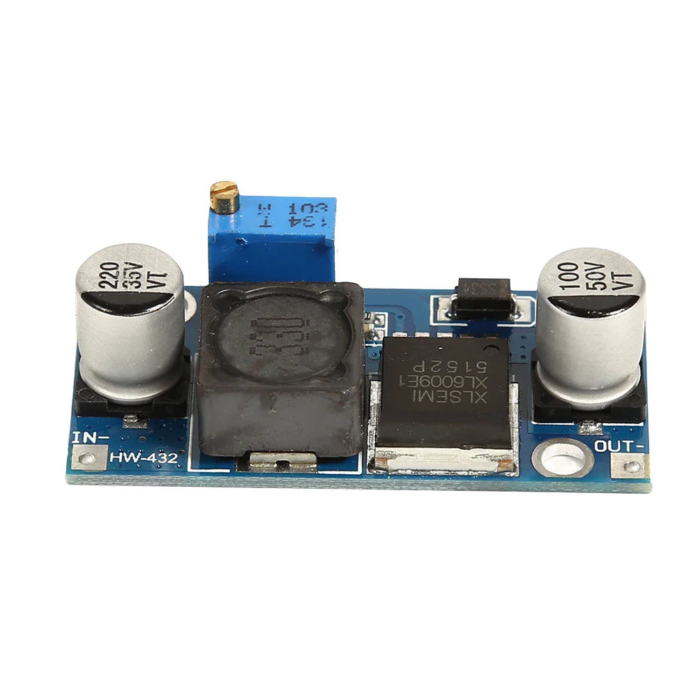 XL6009 DC-DC Boost Step-Up Power Module 3–32V to 5–35V