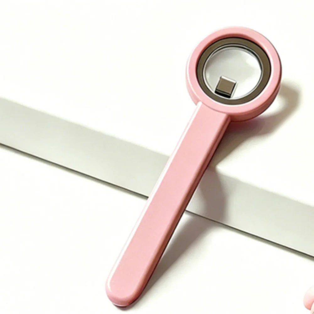 Circular Ring Cat Eye Magnet Stick, Halo Effect Magnetic Tool For UV Gel Nail Salon Manicure Art Supplies Peaceful Pleasures Health and Wellness 1pcs pink
