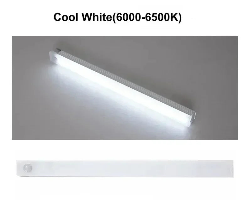 LED Cabinet Light with Motion Sensor | USB Rechargeable Bar Light