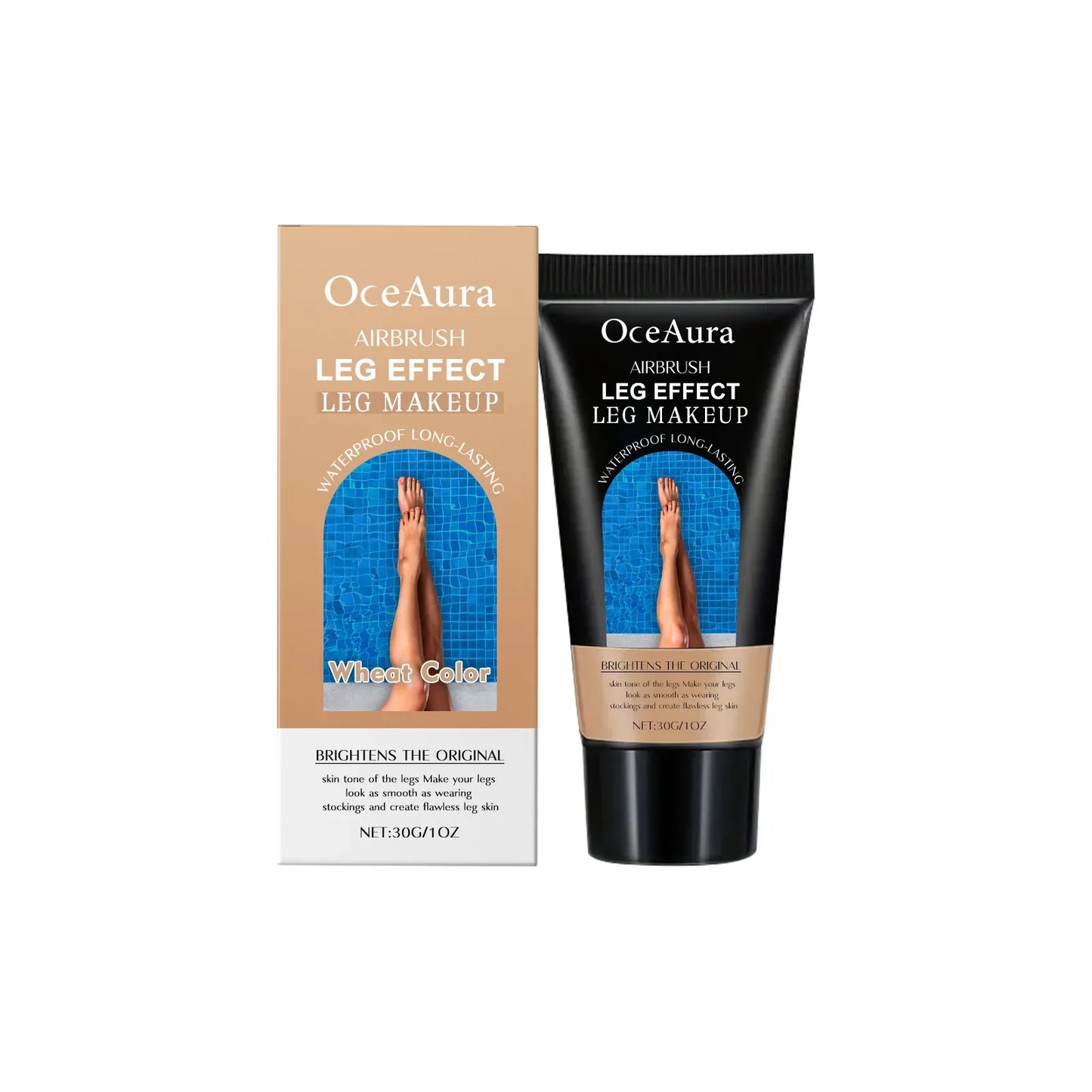 OceAura Leg Makeup Cream – Body Foundation & Fake Tan Lotion