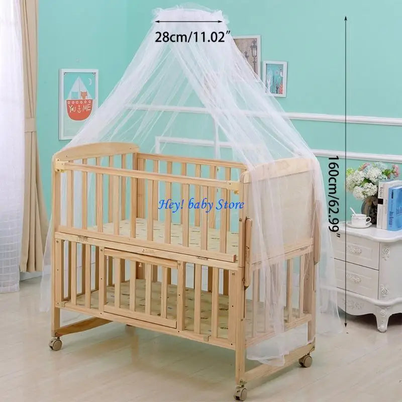 Baby Crib Canopy Mosquito Net | Dome Netting for Cribs & Beds