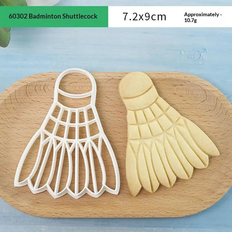 Sports Cookie Cutter Set – Football, Rugby & Basketball Shapes