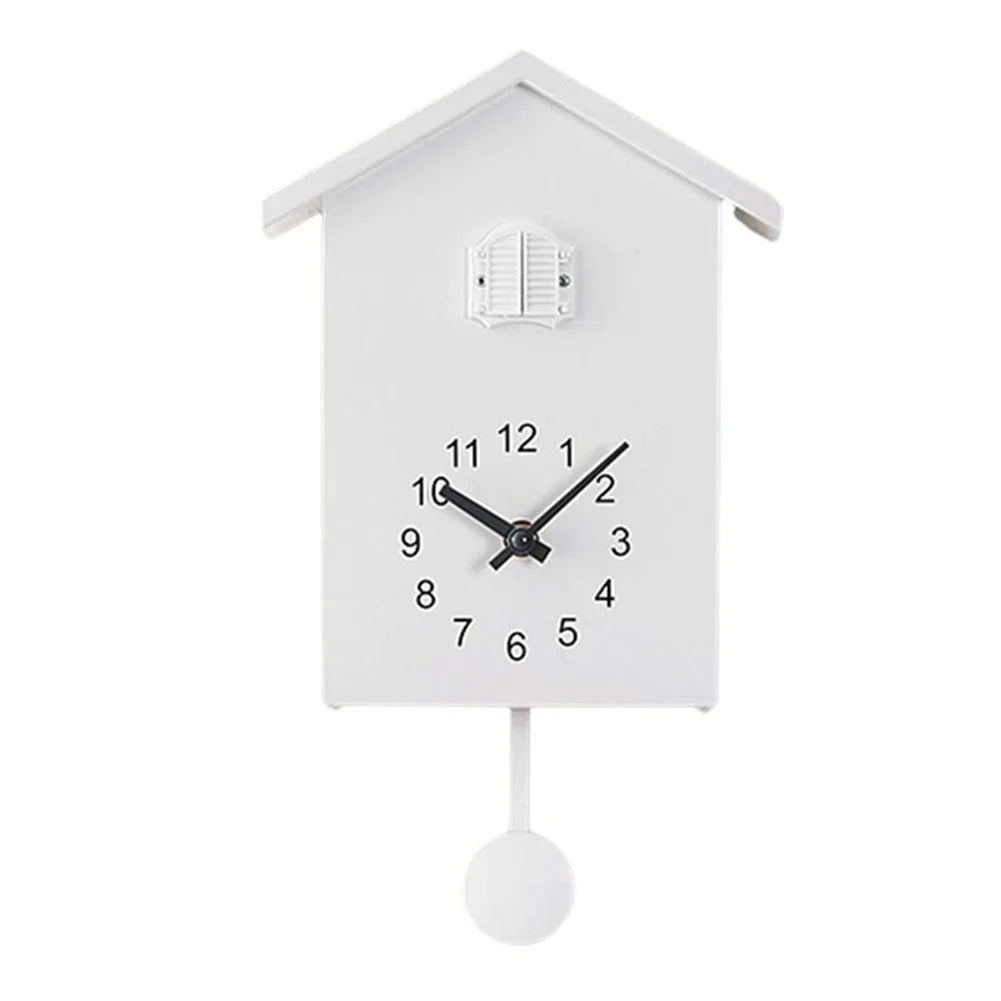 Cuckoo Clock Voices Call Bird House Wall Art Home Living Room Office